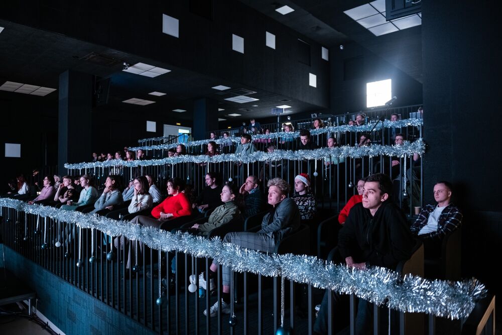 Слушатели на лекции из цикла «Рождественские лекции»